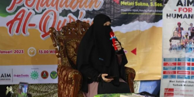 Kajian Bersama Teh Hj. Khadijah Peggy Melati Sukma Di PPTQ Luqman Al Hakim